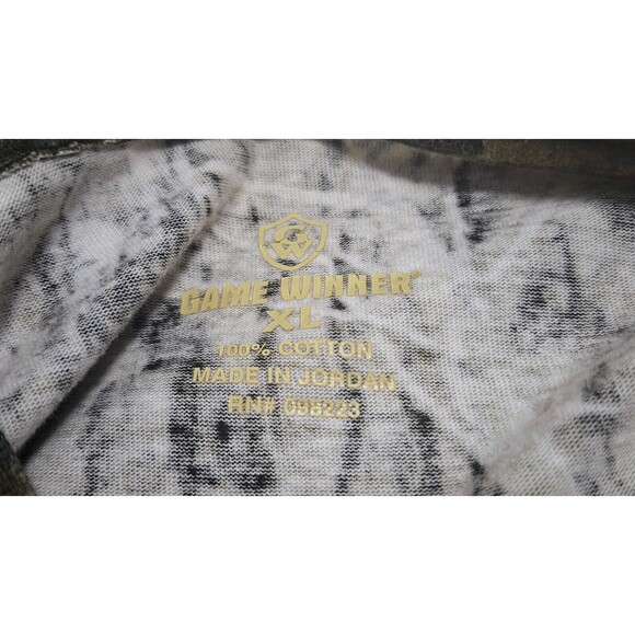 GAME WINNER MENS XL CAMOUFLAGE T SHIRT LOT WETLANDS AND FOREST CAMO - Picture 4 of 8